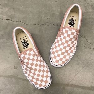 Pink Checkered Vans